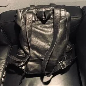 Zara | Bags | Copy Zara Leather Backpack | Poshmark display picture 1